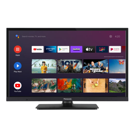 PANASONIC TV SMART 24" HD READY, HDR10, HLG, ANDROID TV